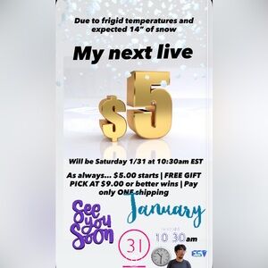 LIVE SATURDAY 1/31/2026 at 10:30am est | 7:30am pct | Throw a ♥️ To BE NOTIFIED